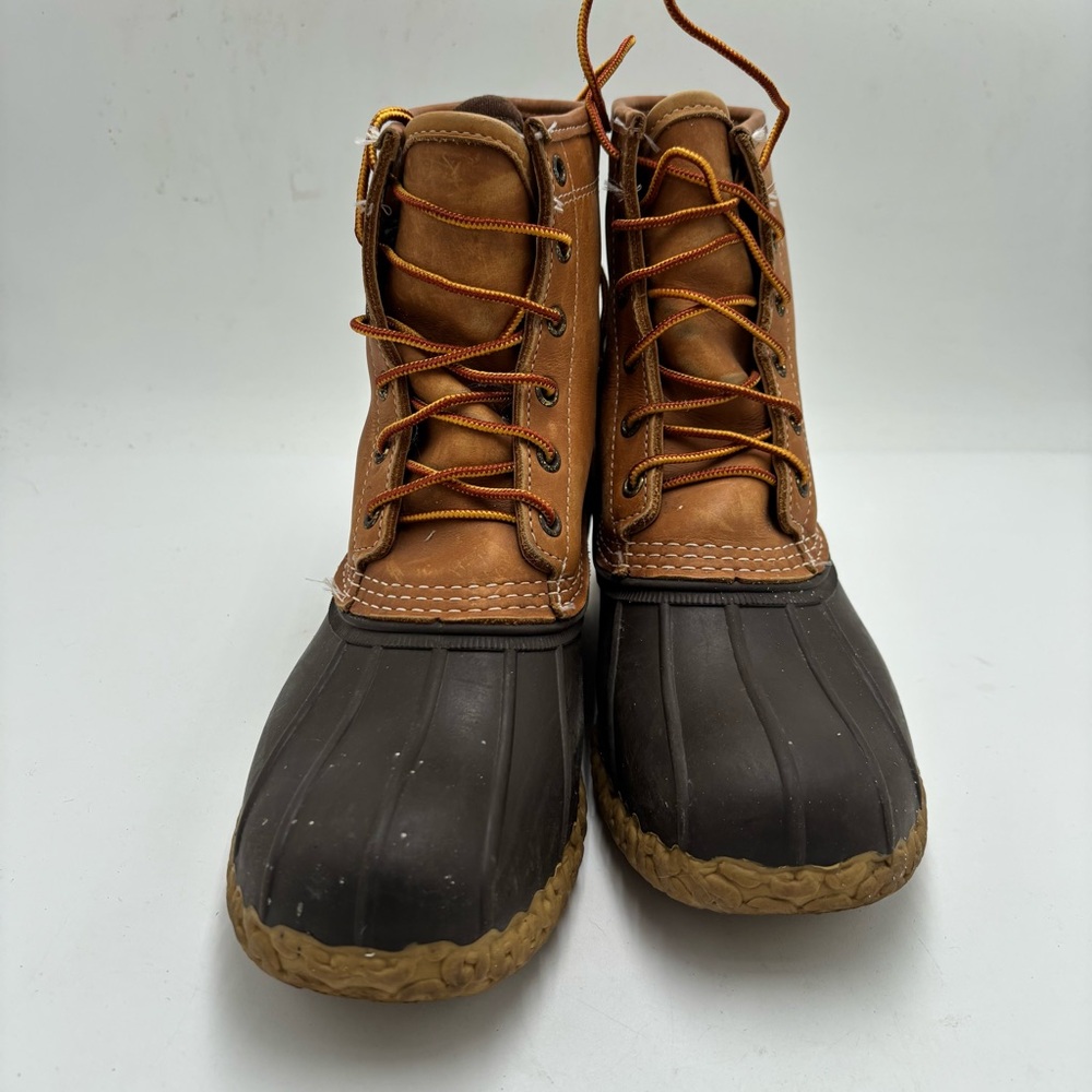 L.L. Bean Men’s 9 Brown Leather GoreTex Insulated Duck Boots - Picture 8 of 9